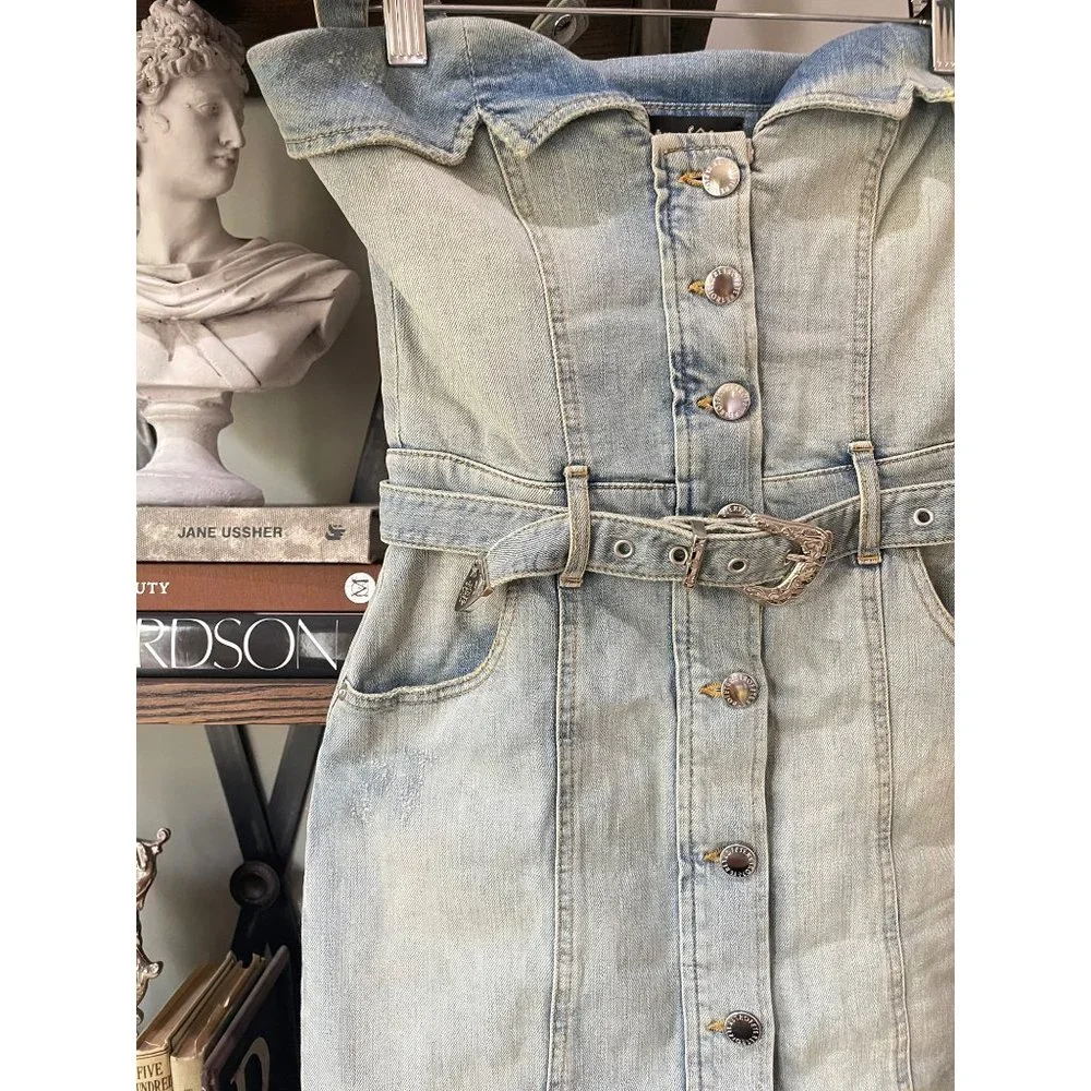 Retrofete Fallon Dress Porcelain Blue Women's Size XS - Picture 5 of 13